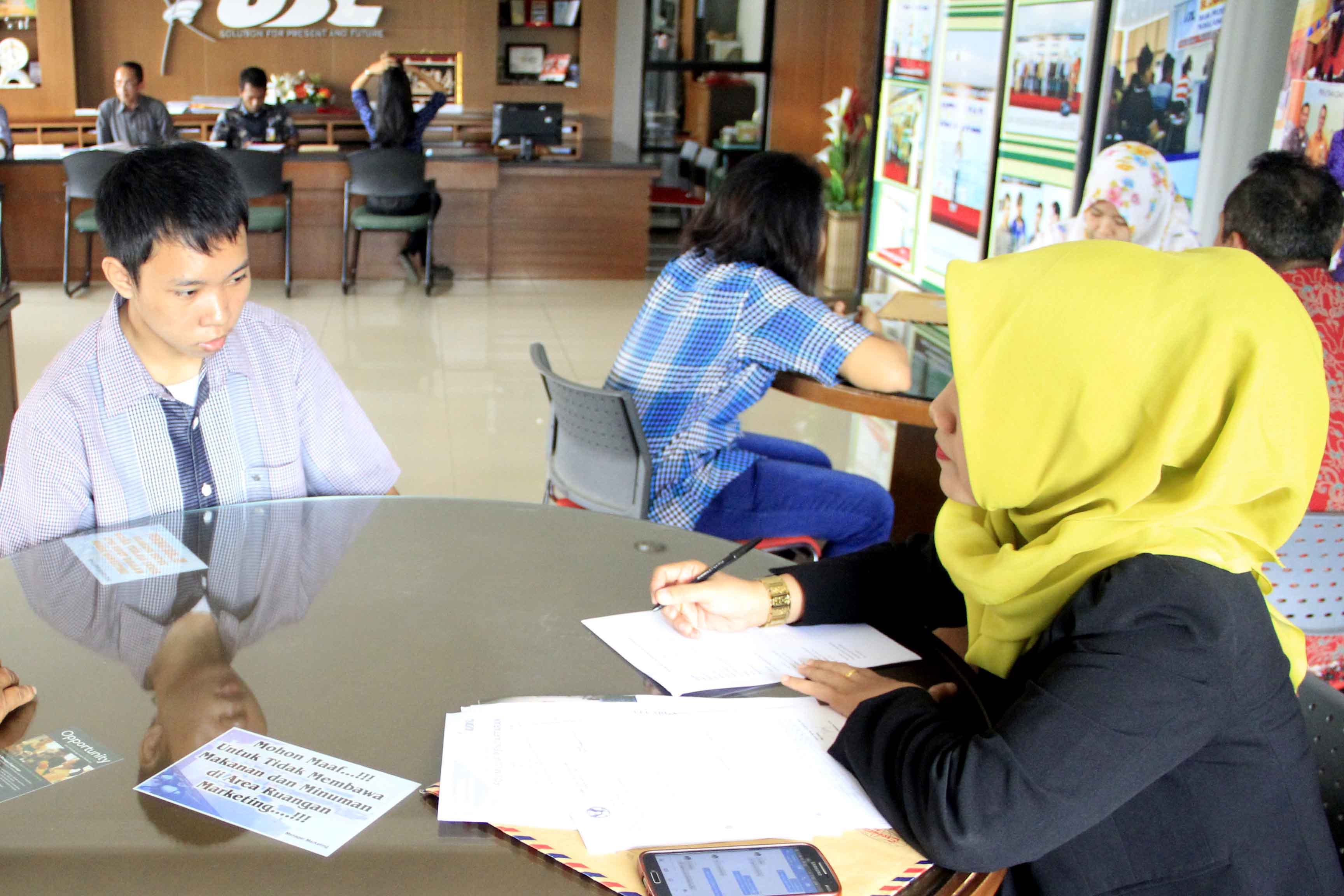 Penerimaan calon mahasiswa baru di Universitas Bandar Lampung (UBL)
