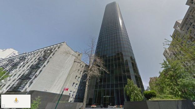 Solow Tower, gedung bertingkat 47 di kawasan Upper East, Manhattan, New York yang menjadi lokasi Alcides dan adiknya, Edgar membersihkan kaca jendela. (Foto: google)