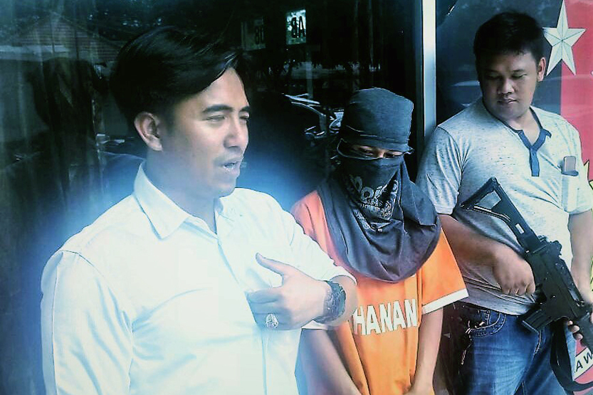 FR (17) remaja asal Terusan Nunyai, Lampung Tengah ini telah lebih dari 20 kali melakukan tindak kriminal. (Lampungnews/Zir)