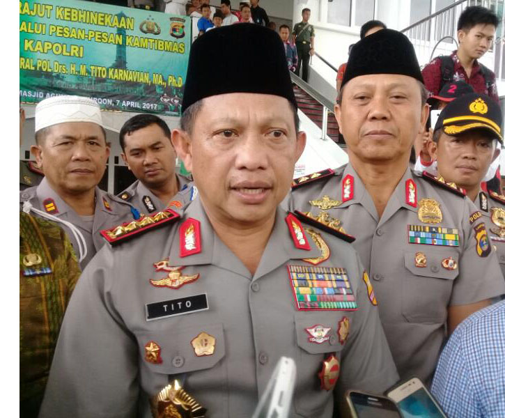 Kapolri Jenderal Tito Karnavian. (Lampungnews/Adam)