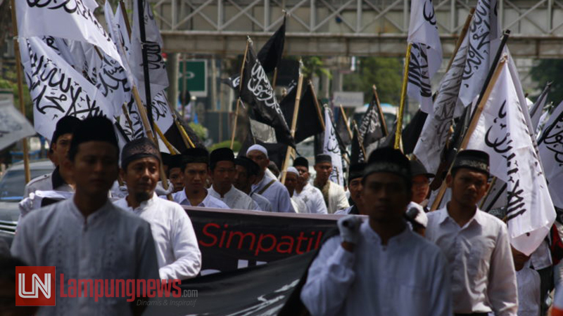 HTI Lampung. (Lampungnews/El Shinta)