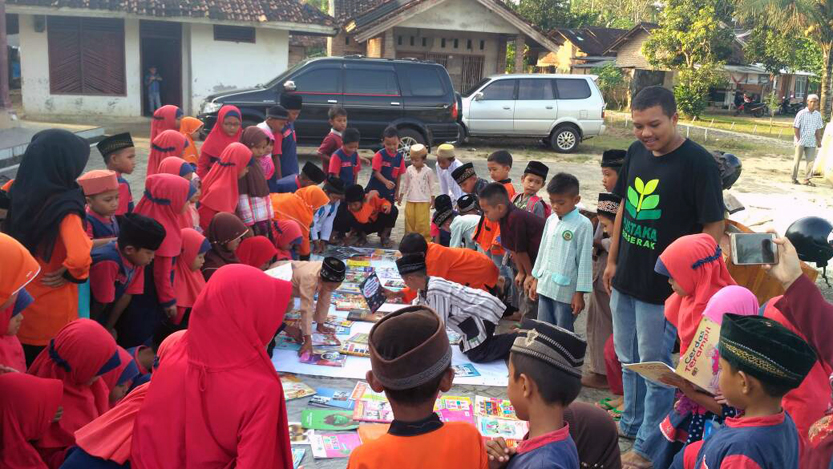 Safari Literasi di Lampung Timur. (Ist)