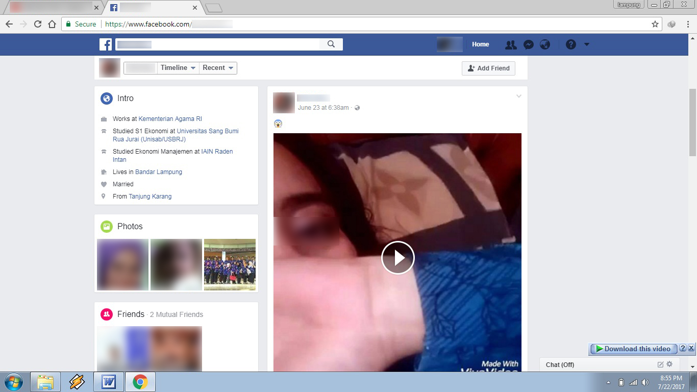 Akun video bokep di fb