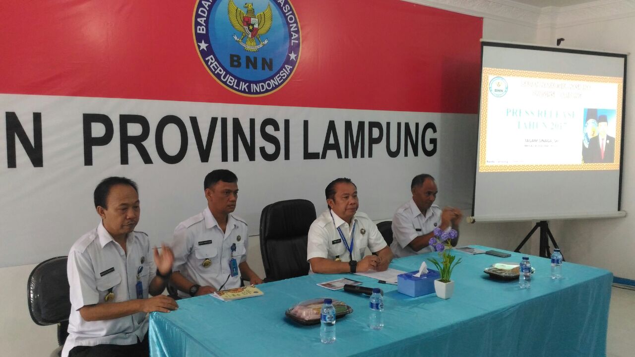 BNN Lampung (lampungnews/Adam)