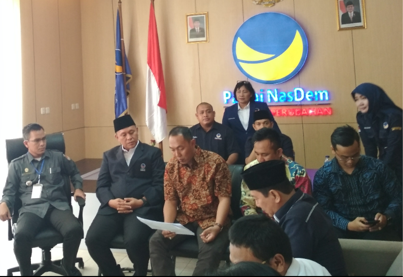 Verifikasi Partai Nasdem (Lampungnews/Davit)